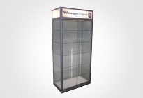 Freestanding Showcases & Glass Vitrines